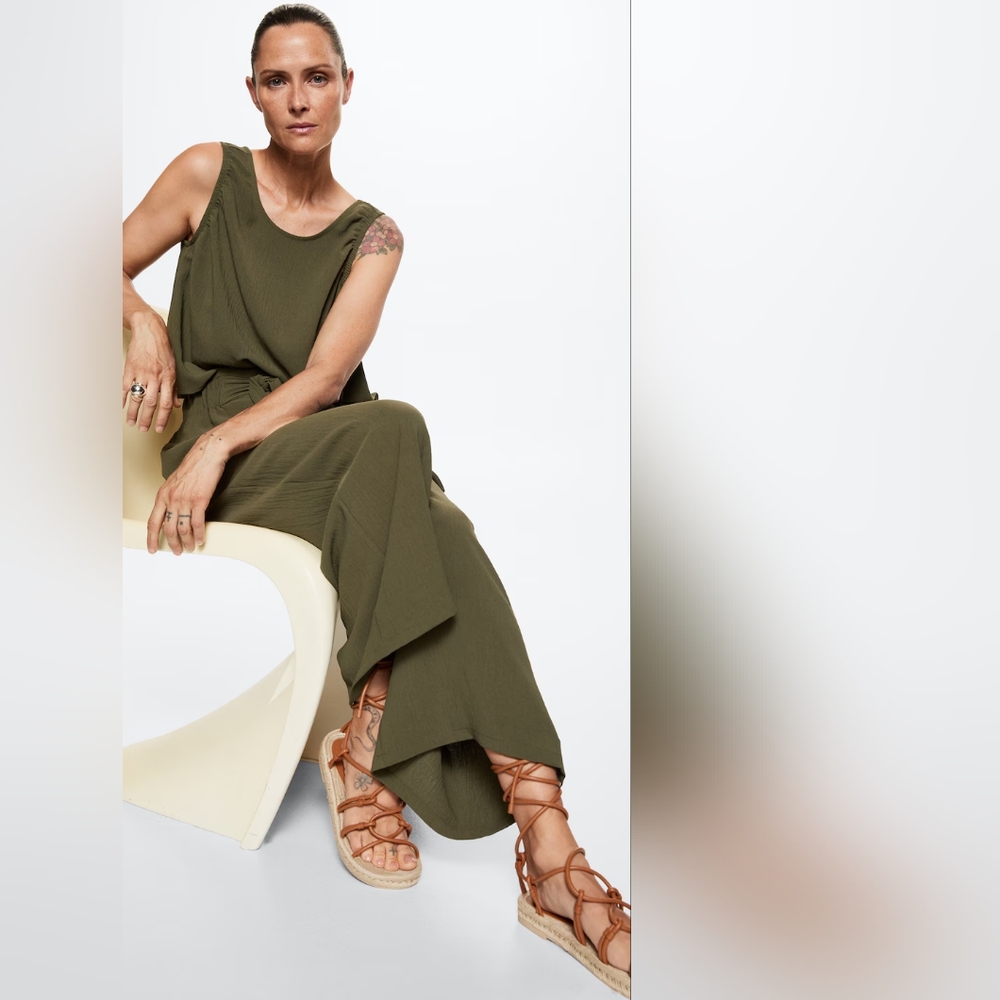 MANGO Flowy Culottes - Picture 3 of 5